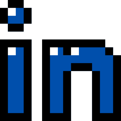 LinkedIn 8 Bit Icon