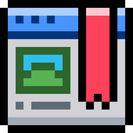 Website Bookmark 8 Bit Icon
